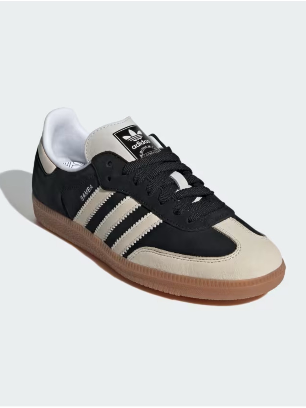 Adidas Samba OG Black and Off-White Sneakers size 8 - Picture 2 of 7